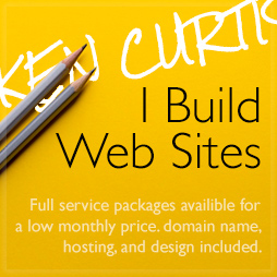 advertising for web designer, ken curtis